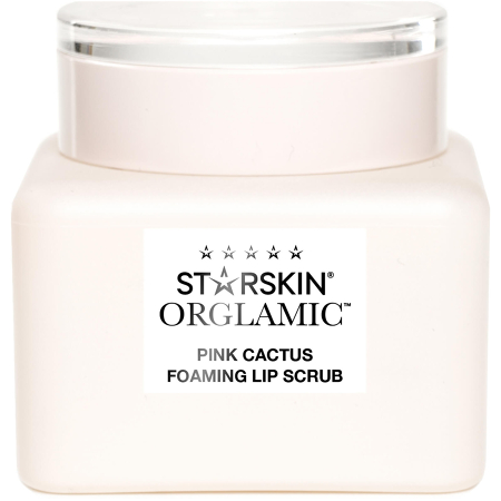 Orglamic Pink Cactus Foaming Lip Scrub Exfoliate And Smooth 0.51 Fl