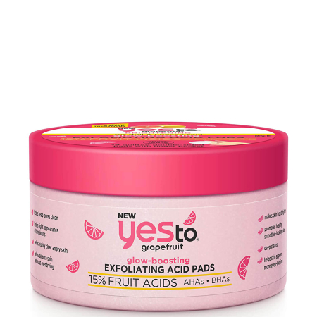 Grapefruit Glow-boosting Exfoliating Acid Pads 15% Fruit Acids