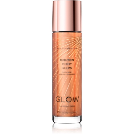 Glow Molten Liquid Highlighter For Face And Body Shade Bronze 100 Ml