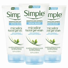 Water Boost Micellar Facial Gel Wash For Dry Skin 3 X