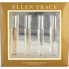 By Ellen Tracy Set-4 Piece Mini Variety With Ellen Tracy & Ellen Tracy Bronze & Tracy & Ellen New And All Are Eau De Parfum Rollerball Minis For Women