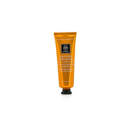By Apivita Face Scrub With Apricot Gentle Exfoliating/ For Women