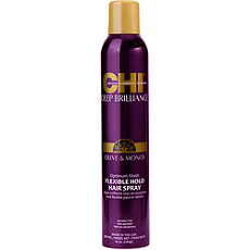 By Chi Deep Brilliance Olive & Monoi Optimum Finish Flexible Hold Hairspray For Unisex