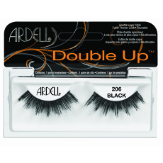 Double Up #206 Black False Eyelashes Womens Ardell Halloween Eye Lashes Makeup