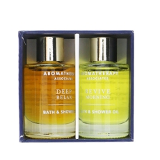 Perfect Partners Duo Relax Deep Bath & Shower Oil, Revive Morning Bath & Shower Oil 2x9ml