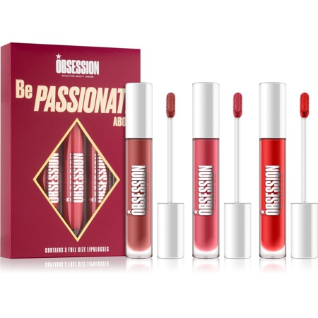 Be Passionate About Lip Set Shade Sweetest Dream, Disorderly Devoted, Everlasting 3 X 5 Ml