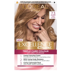 Excellence Crème Permanent Hair Dye Various Shades 7.3 Dark Golden Blonde