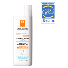 Anthelios 50 Mineral Sunscreen Tinted For Face, Ultra-light Fluid Spf 50 With Antioxidants, 1.7 Fl