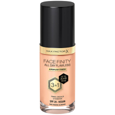 Facefinity All Day Flawless 3 In 1 Vegan Foundation Various Shades N45 Warm Almond