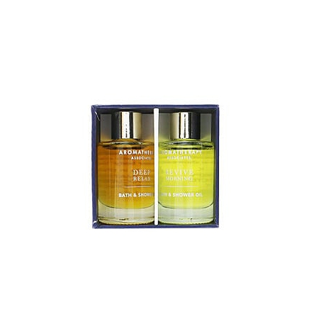By Aromatherapy Associates Perfect Partners Duo Relax Deep Bath & Shower Oil, Revive Morning Bath & Shower Oil2x/ For Women