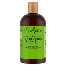 Sheamoisture Moringa & Avocado Power Greens Sulphate Free Shampoo For Weak, Dull, Curly, Coily Hair
