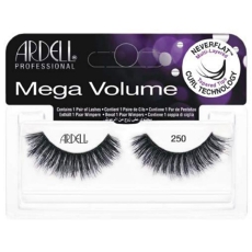 Mega Volume #250 Black False Eyelashes Womens Ardell Eye Lashes Makeup