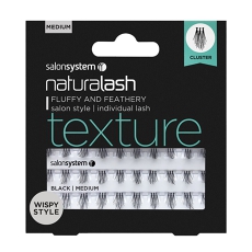 Texture Wispy Individual Cluster Lashes, Black