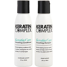 By Keratin Complex Keratin Care Smoothing Shampoo & Conditioner Duo X 2 New White Packaging For Unisex