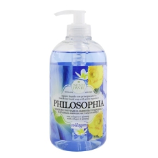 Philosophia Hand & Face Liquid Soap With Collagen & Ginseng Blue Azalea, Ambrosia Nectar & Starfruit 500ml