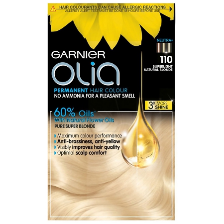 Olia Permanent Hair Dye Various Shades 110 Super Light Blonde