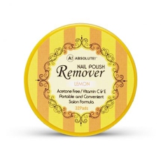 Absolute! Nail Polish Remover Pads Lemon Scent 32 Ct Womens