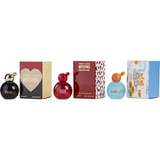 By Moschino 3 Piece Mini Set With Cheap And Chic & I Love Love & Cheap And Chic Petals & All Are Eau De Toilette Minis For Women