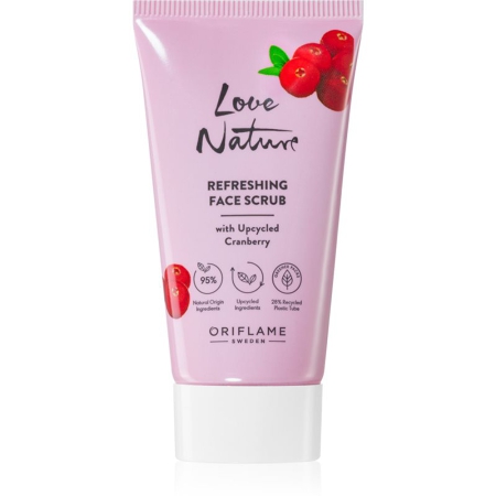 Love Nature Upcycled Cranberry Refreshing Facial Exfoliator 30 Ml