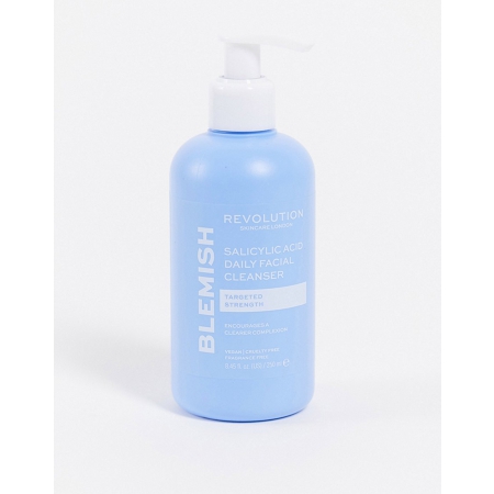 Skincare Blemish Targeting Salicylic Acid Facial Gel Cleanser-no Colour